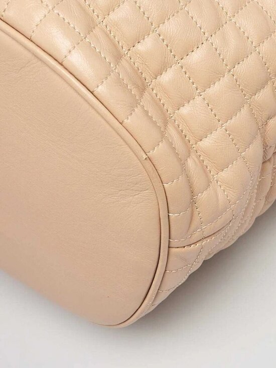 Celine Beige Quilted Calfskin Leather Small C Backpack Bag main image 7